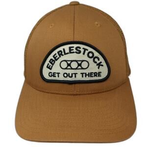Eberlestock Trucker Hat Brown One Size Mesh Back Snapback Patch Get Out There